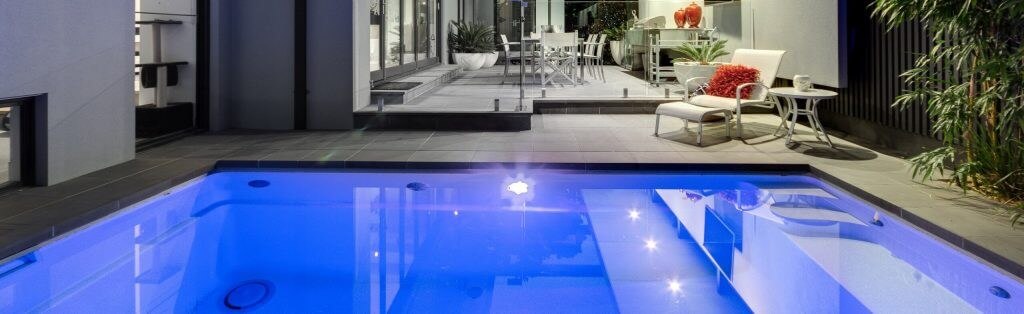 Inground plunge pool installation by Compass Pools Australia